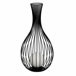 Lampadaire d'extérieur Eglo FOSSOMBRONE Noir, 1 lumière