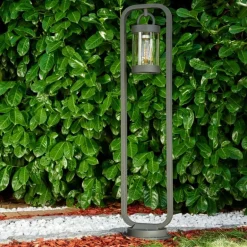Lampadaire d'extérieur Fulham Anthracite, 1 lumière