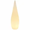 Lampadaire d'extérieur Globo VASCON LED Blanc, 1 lumière, Télécommandes, Changeur de couleurs