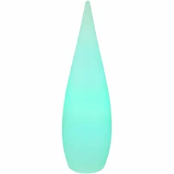 Lampadaire d'extérieur Globo VASCON LED Blanc, 1 lumière, Télécommandes, Changeur de couleurs