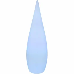Lampadaire d'extérieur Globo VASCON LED Blanc, 1 lumière, Télécommandes, Changeur de couleurs