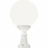 Lampadaire d'extérieur LCD Soltau Blanc, 1 lumière