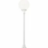 Lampadaire d'extérieur LCD Soltau Blanc, 1 lumière