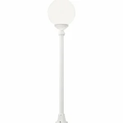 Lampadaire d'extérieur LCD Soltau Blanc, 1 lumière