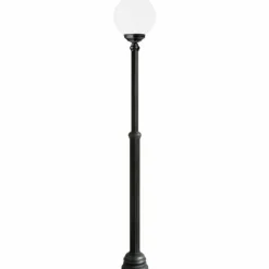 Lampadaire d'extérieur LCD Soltau Noir, 1 lumière