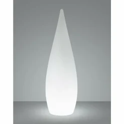 Lampadaire d'extérieur Reality Palmas LED Blanc, 1 lumière, Télécommandes, Changeur de couleurs