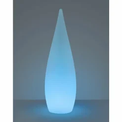 Lampadaire d'extérieur Reality Palmas LED Blanc, 1 lumière, Télécommandes, Changeur de couleurs