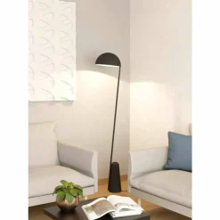 Luminaires Eglo Lampadaires Et Lampes Sur Pied|Lampadaire Eglo ARANZOLA Noir, Blanc, 1 lumière