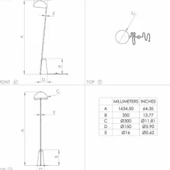 Luminaires Eglo Lampadaires Et Lampes Sur Pied|Lampadaire Eglo ARANZOLA Noir, Blanc, 1 lumière