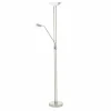 Luminaires Eglo Éclairage Led|Lampadaire Eglo BAYA LED Nickel mat, 3 lumières