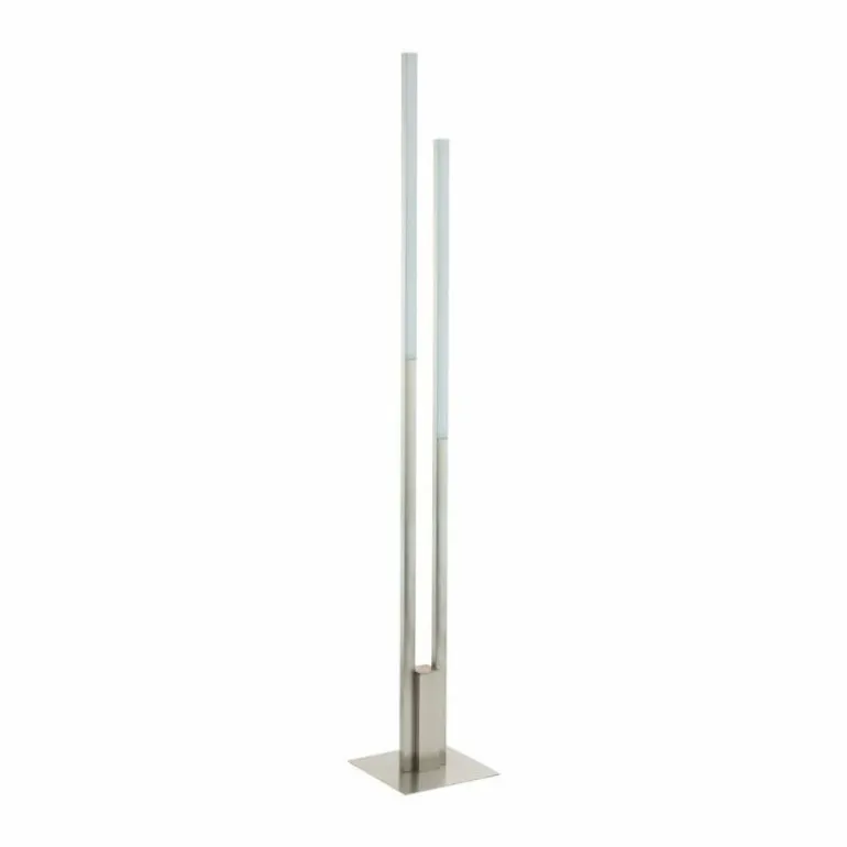 Lampadaire Eglo CONNECT FRAIOLI-C LED Nickel mat, 2 lumières, Changeur de couleurs