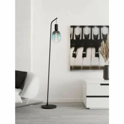 Luminaires Eglo Lampadaires Et Lampes Sur Pied|Lampadaire Eglo CRANLEY Noir, 1 lumière