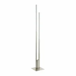 Lampadaire Eglo FRAIOLI-Z LED Nickel mat, 2 lumières, Changeur de couleurs
