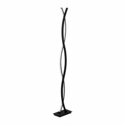 Luminaires Eglo Éclairage Led|Lampadaire Eglo LASANA LED Noir, 1 lumière