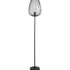 Luminaires Eglo Lampadaires Et Lampes Sur Pied|Lampadaire Eglo NEWTOWN Noir, 1 lumière