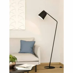 Luminaires Eglo Lampadaires Et Lampes Sur Pied|Lampadaire Eglo ONEDA Noir, Blanc, 1 lumière