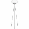 Lampadaire Eglo OPTICA LED Nickel mat, 1 lumière, Changeur de couleurs