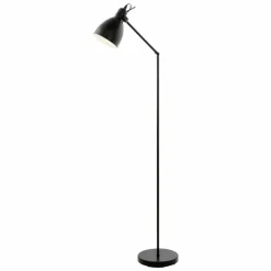 Luminaires Eglo Lampadaires Et Lampes Sur Pied|Lampadaire Eglo PRIDDY Noir, Blanc, 1 lumière
