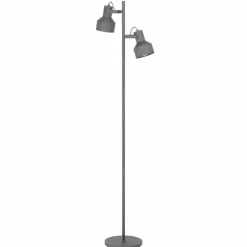 Luminaires Eglo Lampadaires Et Lampes Sur Pied|Lampadaire Eglo-Leuchten CASIBARE Noir, 2 lumières