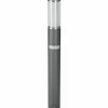 Lampadaire extérieur Albert 70 Anthracite, 1 lumière, Détecteur de mouvement