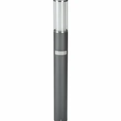 Lampadaire extérieur Albert 70 Anthracite, 1 lumière, Détecteur de mouvement