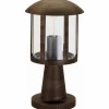 Lampadaire extérieur Albert 542 Brun, Laiton, 1 lumière
