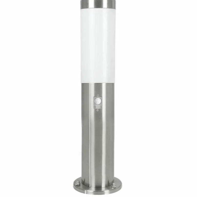 Lampadaire extérieur Eglo HELSINKI Acier inoxydable, 1 lumière, Détecteur de mouvement