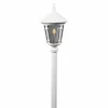 Lampadaire extérieur Konstsmide Virgo Blanc, 1 lumière