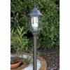 Lampadaire extérieur Lucide TIRENO Noir, Transparent, 1 lumière