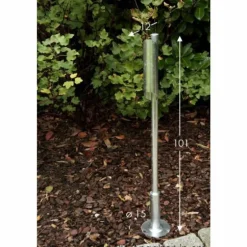 Lampadaire extérieur Nordlux PIN Zingué, 2 lumières