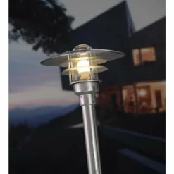 Lampadaire extérieur Nordlux LÃNSTRUP Zingué, 1 lumière