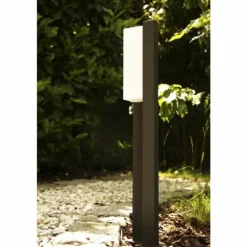 Lampadaire extérieur Trio SUEZ LED Noir, 1 lumière