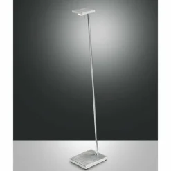 Luminaires Fabas Luce Éclairage Led|Lampadaire Fabas Luce Como LED Aluminium, Chrome, 1 lumière