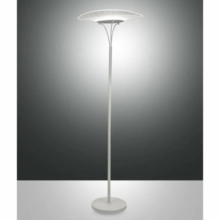 Luminaires Fabas Luce Éclairage Led|Lampadaire Fabas Luce Vela LED Blanc, 1 lumière