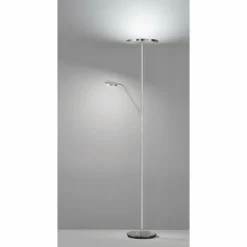 FHL easy Lampadaires Et Lampes Sur Pied|Lampadaire Fabi LED Nickel mat, 1 lumière
