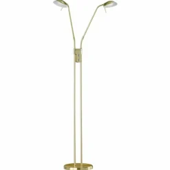 Luminaires Fischer & Honsel Lampadaires Et Lampes Sur Pied|Lampadaire Fischer & Honsel Pool TW LED Laiton, 2 lumières, Détecteur de mouvement