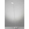 Luminaires Fischer & Honsel Lampadaires Et Lampes Sur Pied|Lampadaire Fischer & Honsel Dent LED Nickel mat, 1 lumière