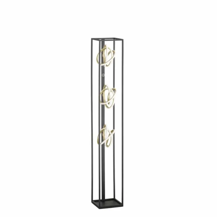 Luminaires Fischer & Honsel Éclairage Led|Lampadaire Fischer & Honsel Gisi LED Noir, 3 lumières