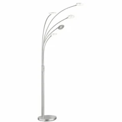 Luminaires Fischer & Honsel Éclairage Led|Lampadaire Fischer & Honsel Dent LED Nickel mat, 5 lumières