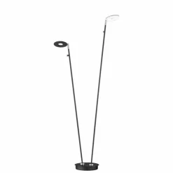 Luminaires Fischer & Honsel Éclairage Led|Lampadaire Fischer & Honsel Dent LED Noir, 2 lumières