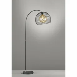 Luminaires Fischer & Honsel Lampadaires Et Lampes Sur Pied|Lampadaire Fischer & Honsel Wire Noir, 1 lumière