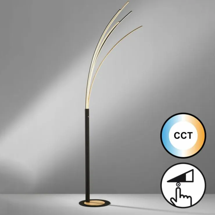 Luminaires Fischer & Honsel Éclairage Led|Lampadaire Fischer & Honsel Ellmau LED Noir, 1 lumière