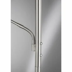 Luminaires Fischer & Honsel Éclairage Led|Lampadaire Fischer-Honsel Dent LED Nickel mat, 1 lumière