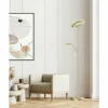 Luminaires Fischer & Honsel Lampadaires Et Lampes Sur Pied|Lampadaire Fischer-Honsel Dent LED Laiton, 1 lumière