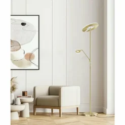 Luminaires Fischer & Honsel Lampadaires Et Lampes Sur Pied|Lampadaire Fischer-Honsel Dent LED Laiton, 1 lumière