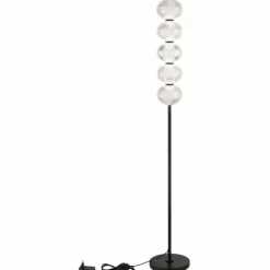 Luminaires Globo Lighting Lampadaires Et Lampes Sur Pied|Lampadaire Globo AIDA LED Noir, 5 lumières