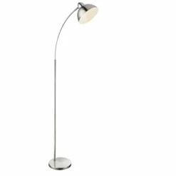 Luminaires Globo Lighting Lampadaires Et Lampes Sur Pied|Lampadaire Globo ANITA Nickel mat, 1 lumière
