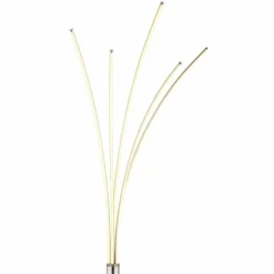 Luminaires Globo Lighting Éclairage Led|Lampadaire Globo BIZZY LED Chrome, Nickel mat, 1 lumière