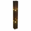 Luminaires Globo Lighting Lampadaires Et Lampes Sur Pied|Lampadaire Globo CLARKE Noir, 2 lumières