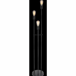 Luminaires Globo Lighting Lampadaires Et Lampes Sur Pied|Lampadaire Globo DECADI Noir, 3 lumières